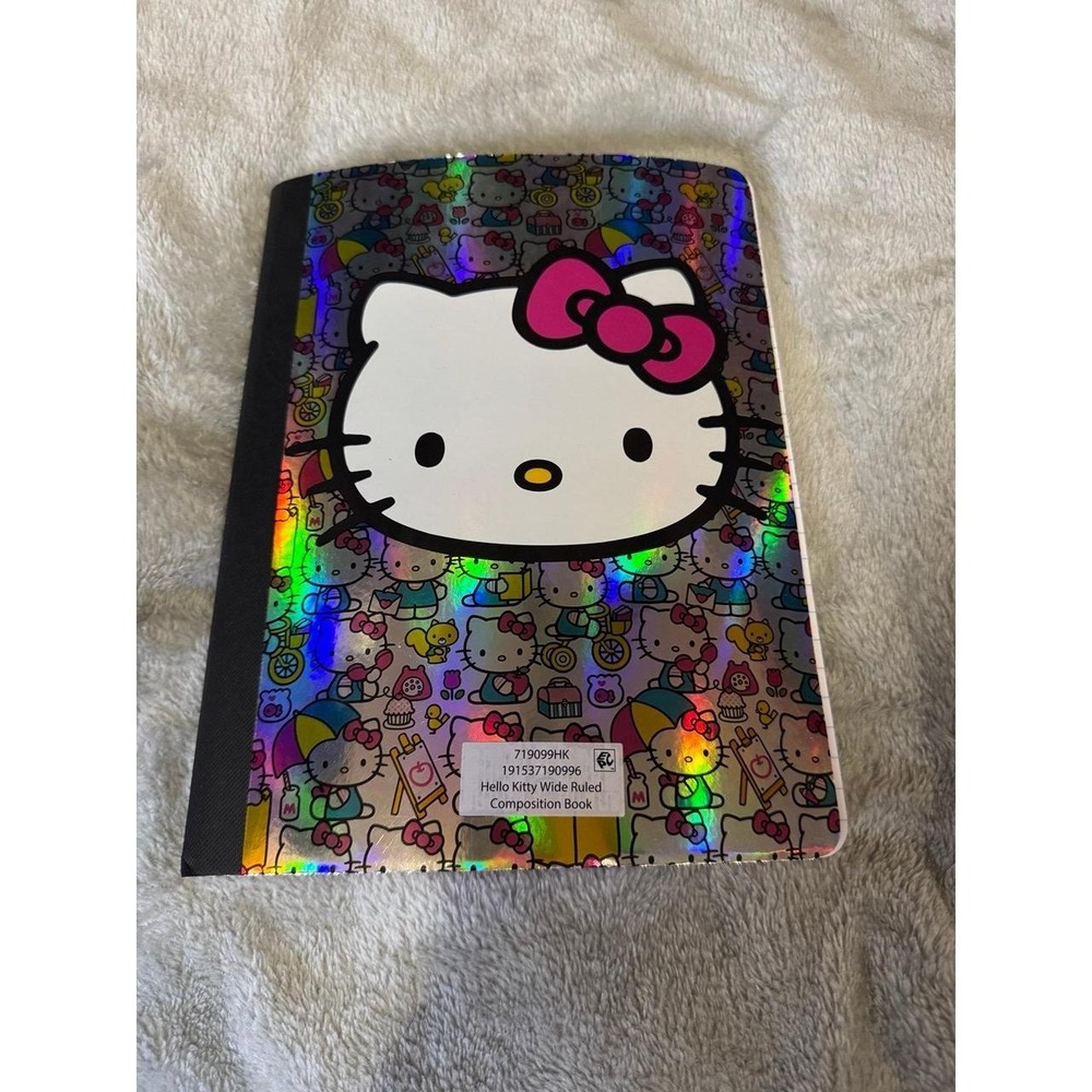 Hello Kitty holographic composition notebook